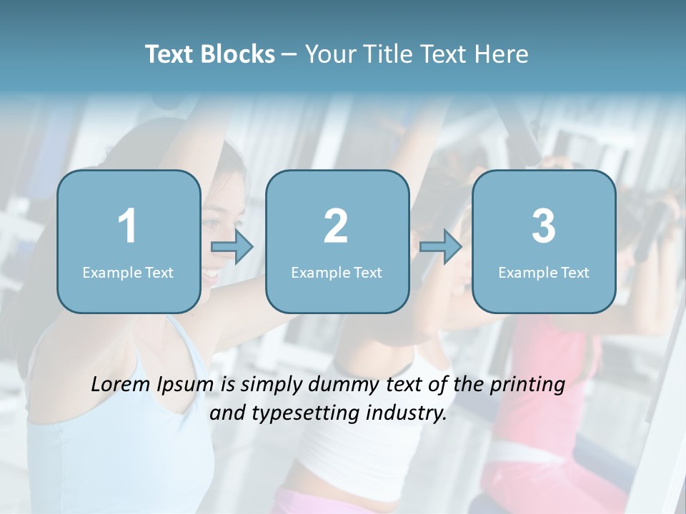 Person Healthy Train PowerPoint Template