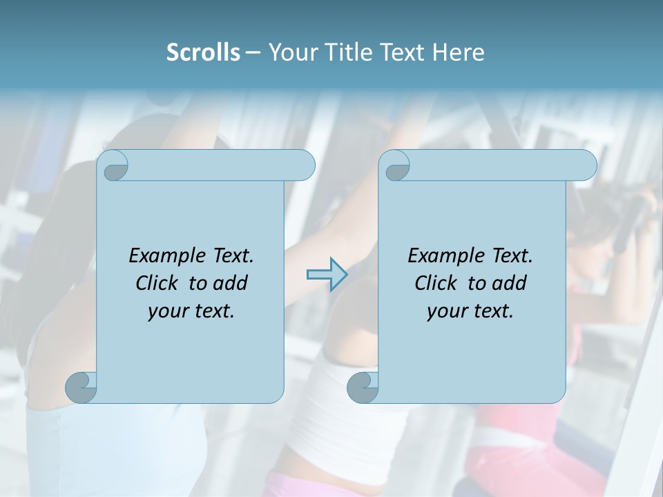 Person Healthy Train PowerPoint Template