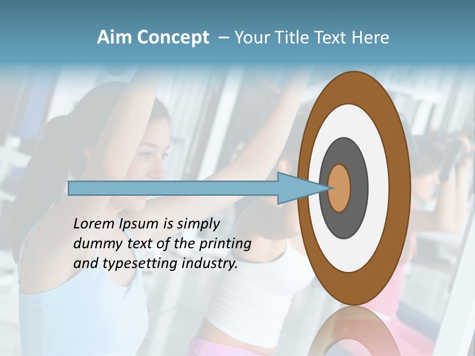 Person Healthy Train PowerPoint Template