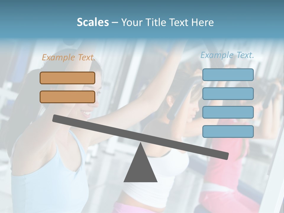 Person Healthy Train PowerPoint Template