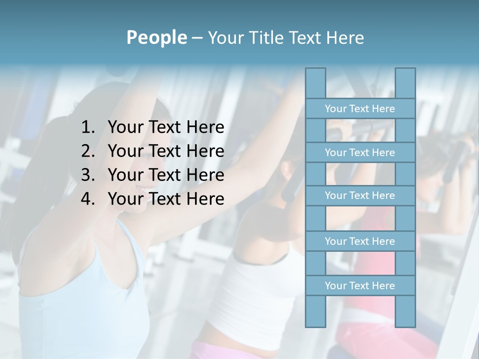 Person Healthy Train PowerPoint Template