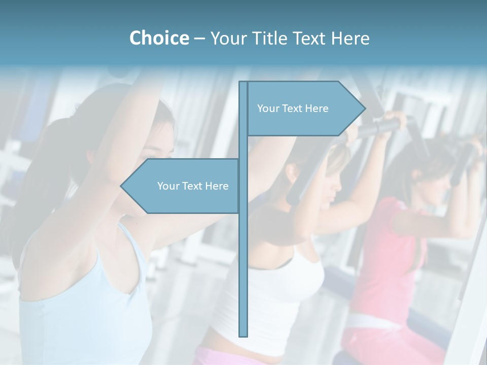 Person Healthy Train PowerPoint Template