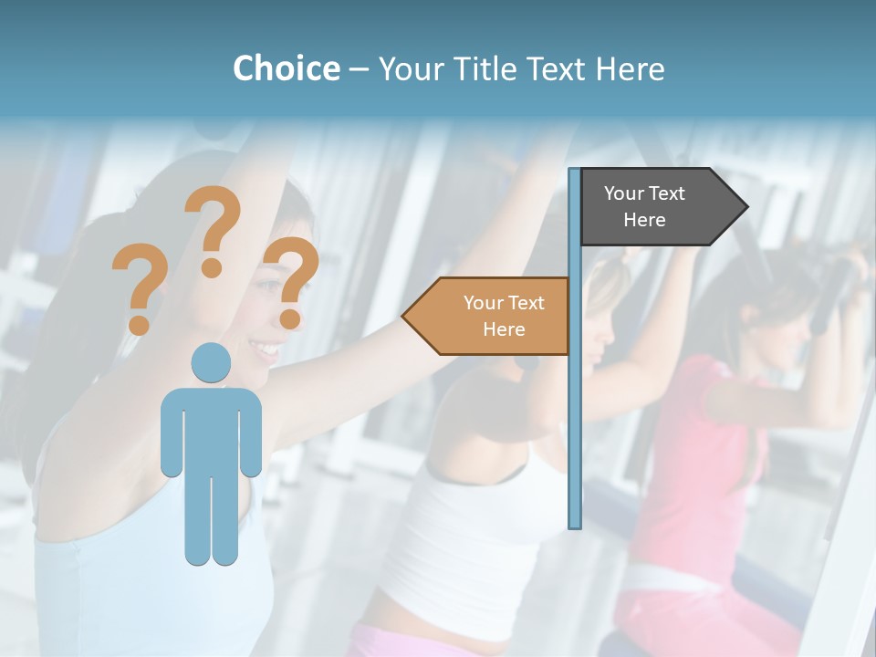 Person Healthy Train PowerPoint Template