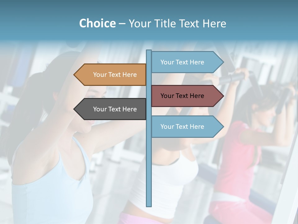Person Healthy Train PowerPoint Template