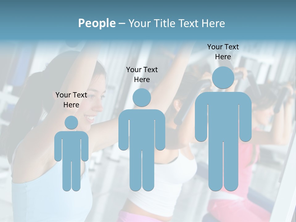 Person Healthy Train PowerPoint Template