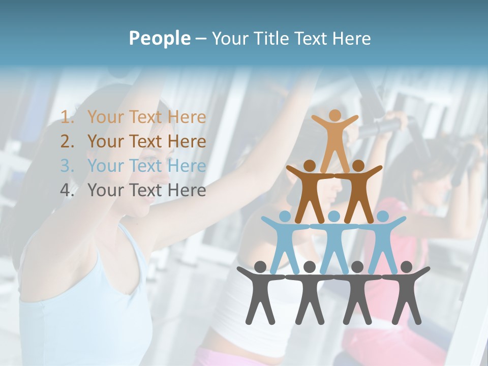 Person Healthy Train PowerPoint Template