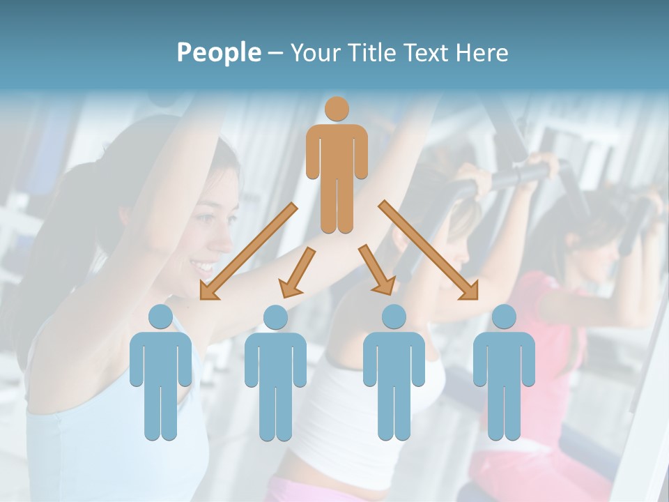Person Healthy Train PowerPoint Template