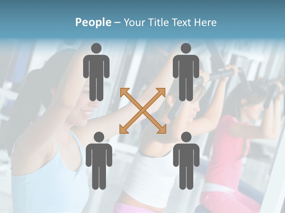 Person Healthy Train PowerPoint Template