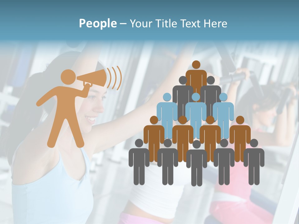 Person Healthy Train PowerPoint Template