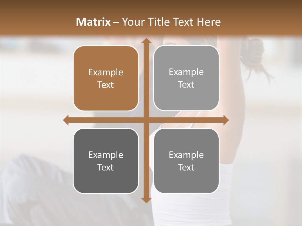 Fit Girls Person PowerPoint Template