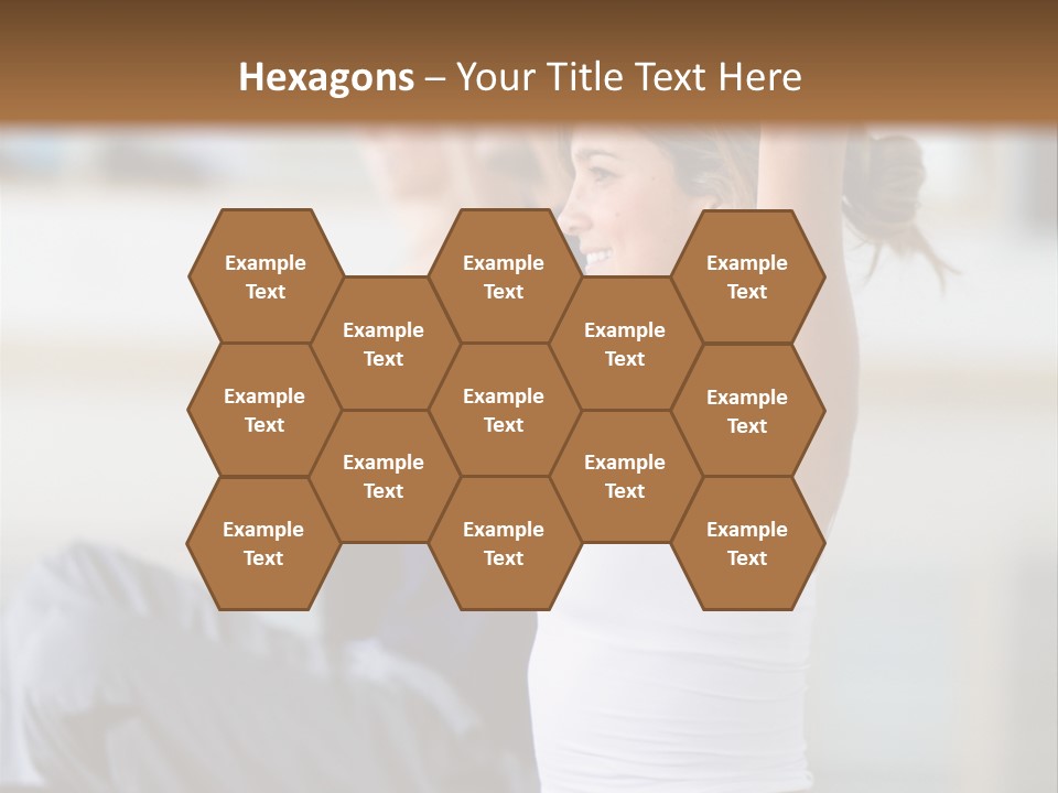 Fit Girls Person PowerPoint Template