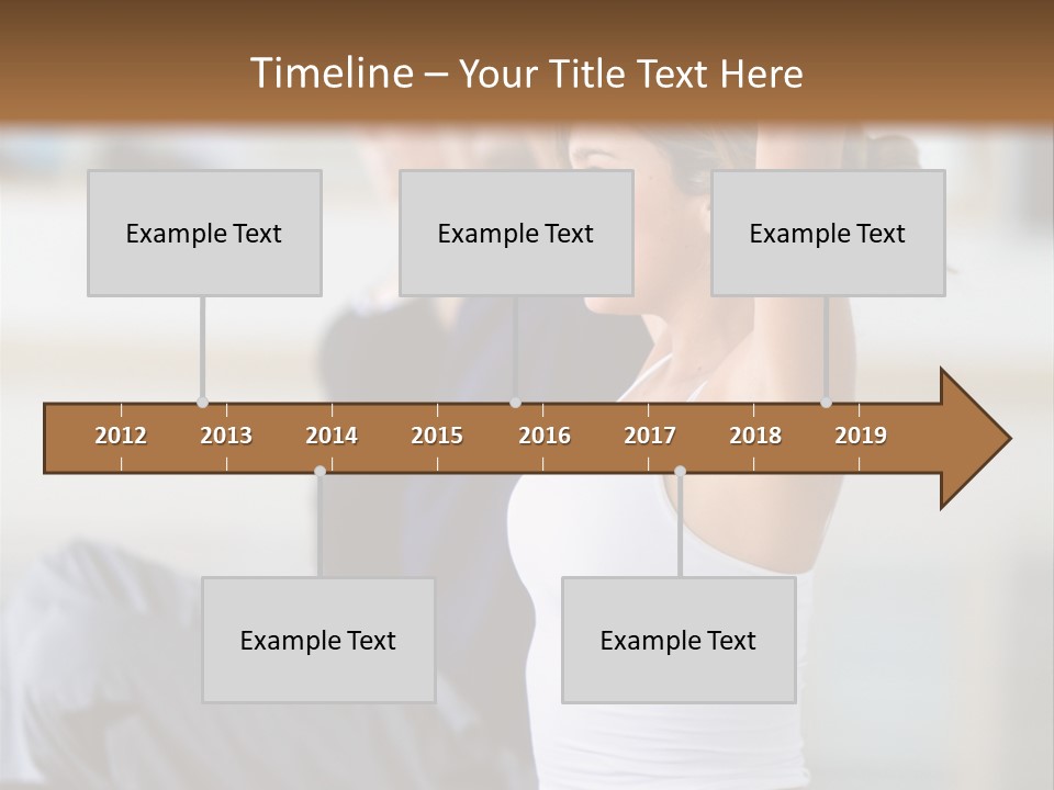 Fit Girls Person PowerPoint Template