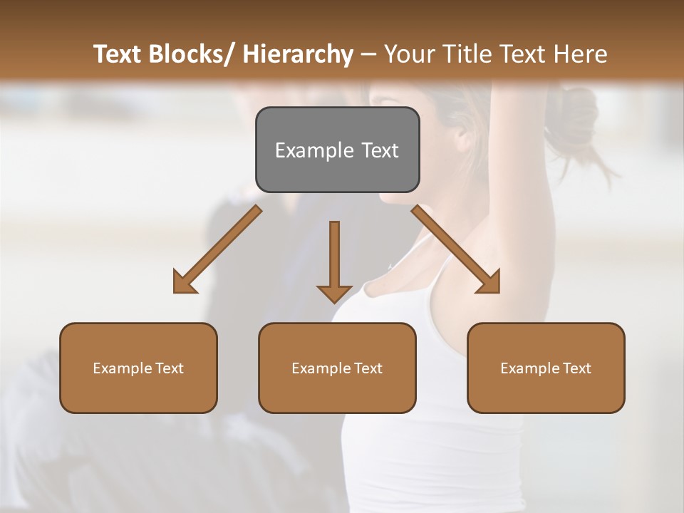 Fit Girls Person PowerPoint Template