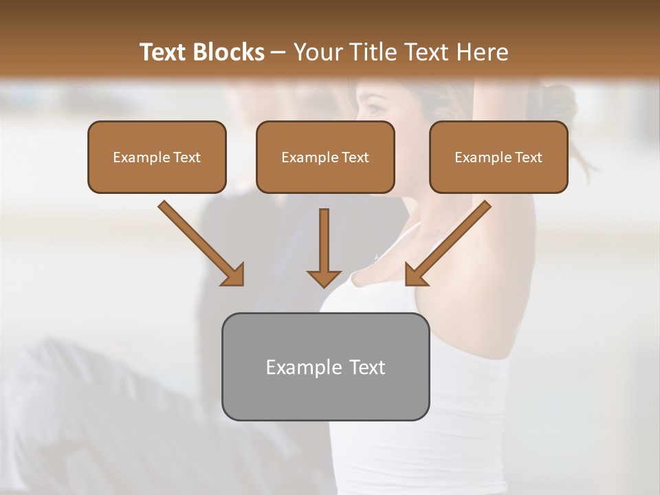 Fit Girls Person PowerPoint Template