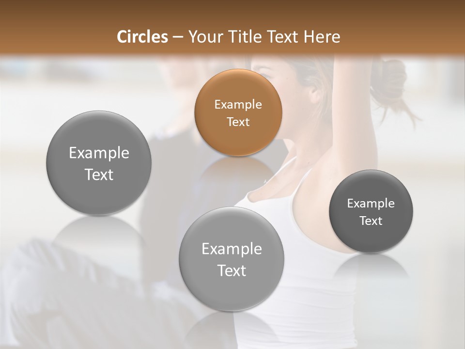 Fit Girls Person PowerPoint Template