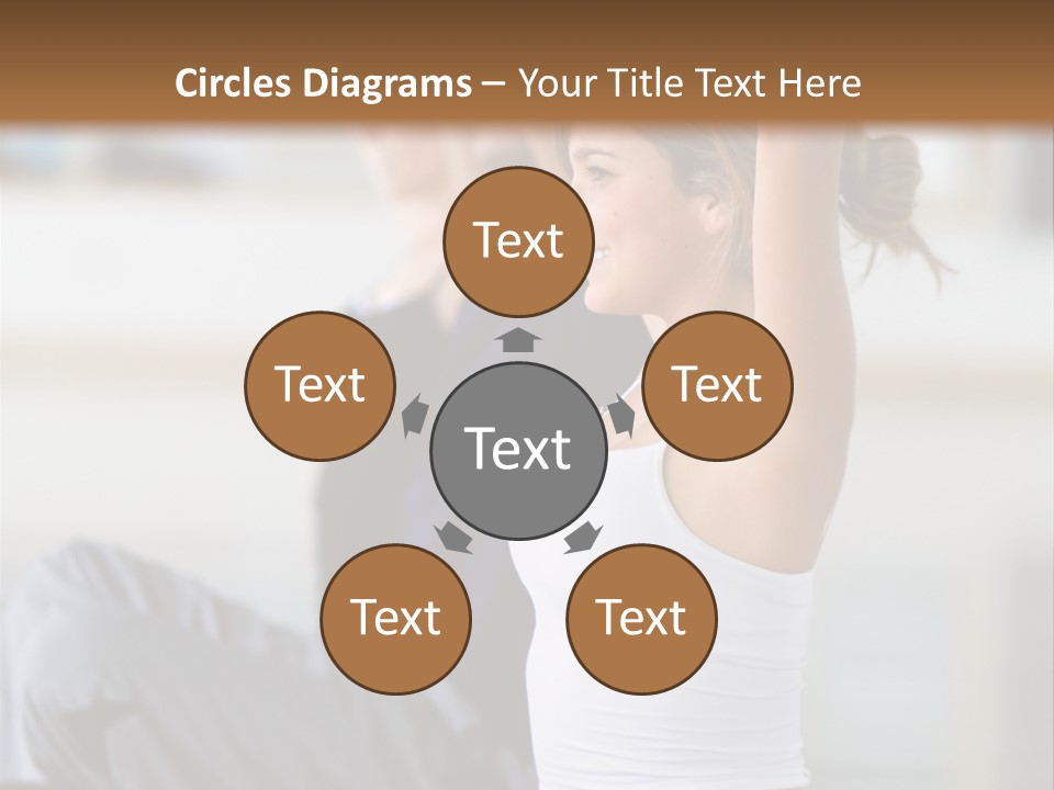 Fit Girls Person PowerPoint Template