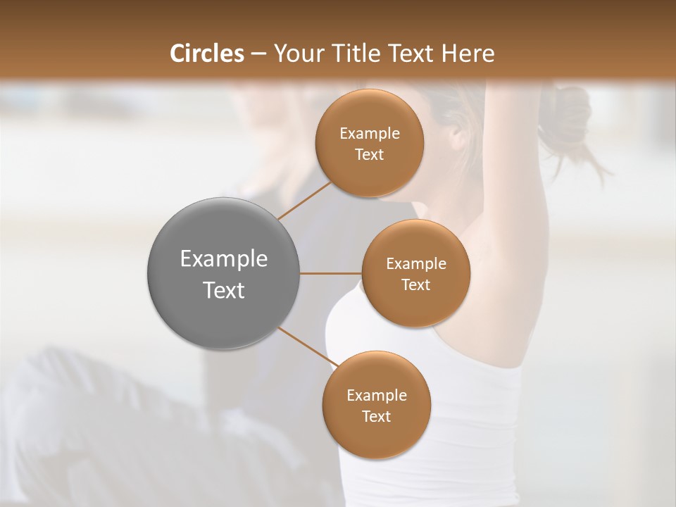 Fit Girls Person PowerPoint Template