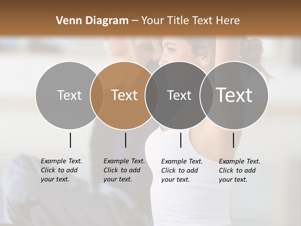 Fit Girls Person PowerPoint Template