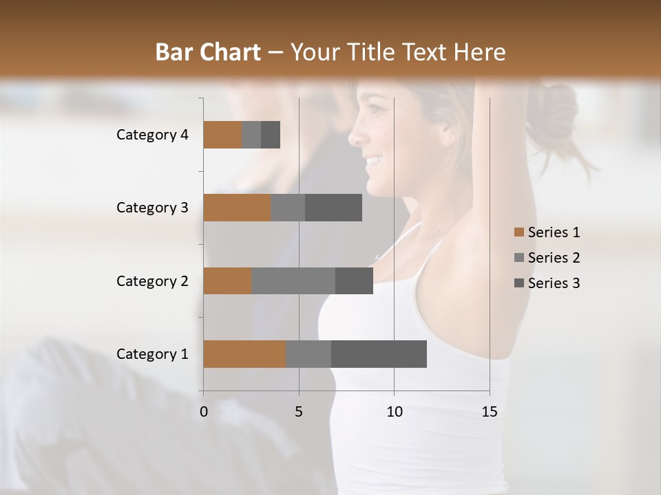 Fit Girls Person PowerPoint Template