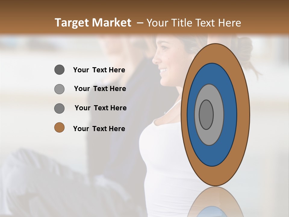 Fit Girls Person PowerPoint Template