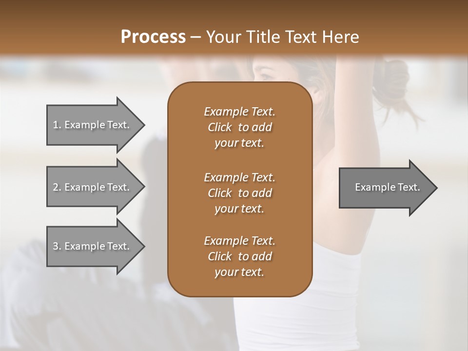 Fit Girls Person PowerPoint Template