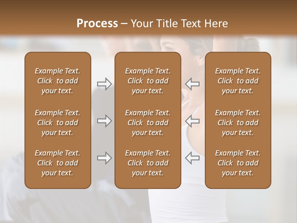 Fit Girls Person PowerPoint Template