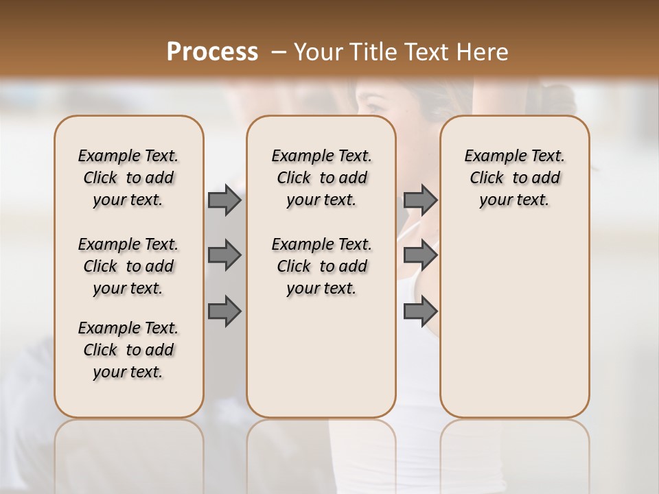 Fit Girls Person PowerPoint Template