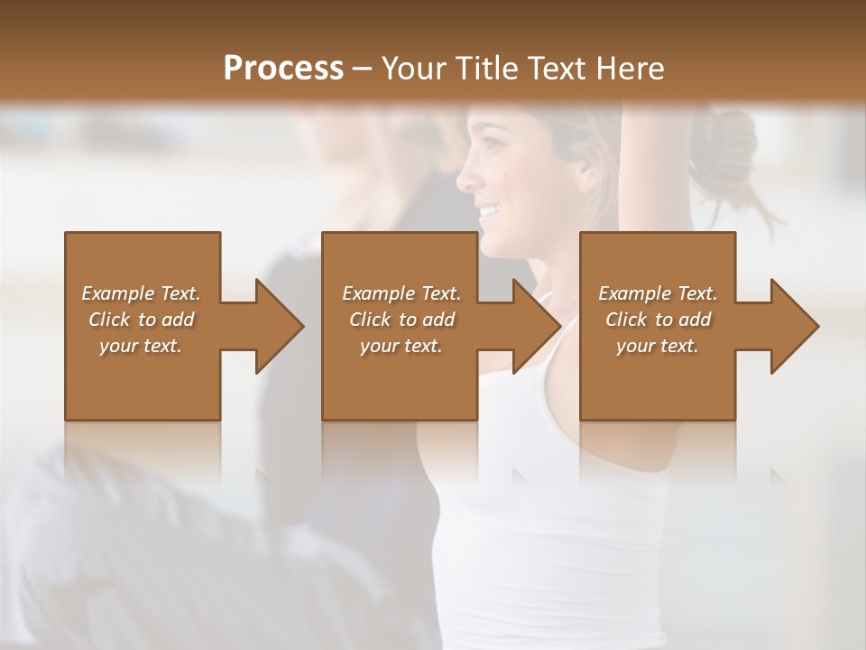Fit Girls Person PowerPoint Template