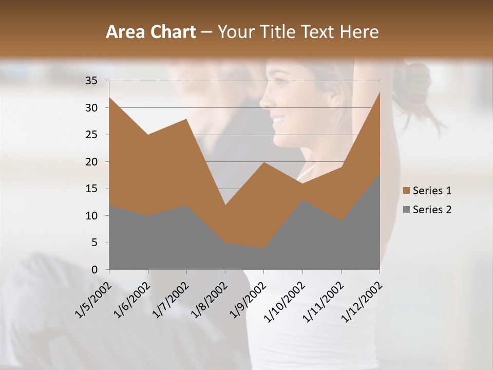 Fit Girls Person PowerPoint Template