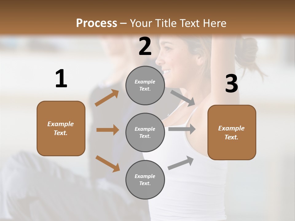 Fit Girls Person PowerPoint Template