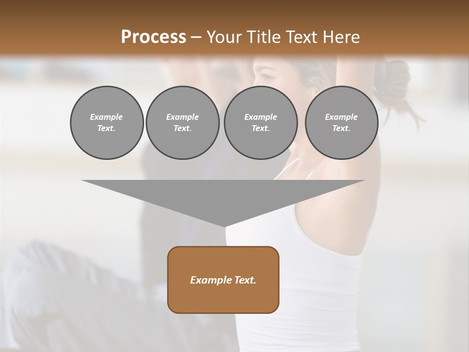 Fit Girls Person PowerPoint Template