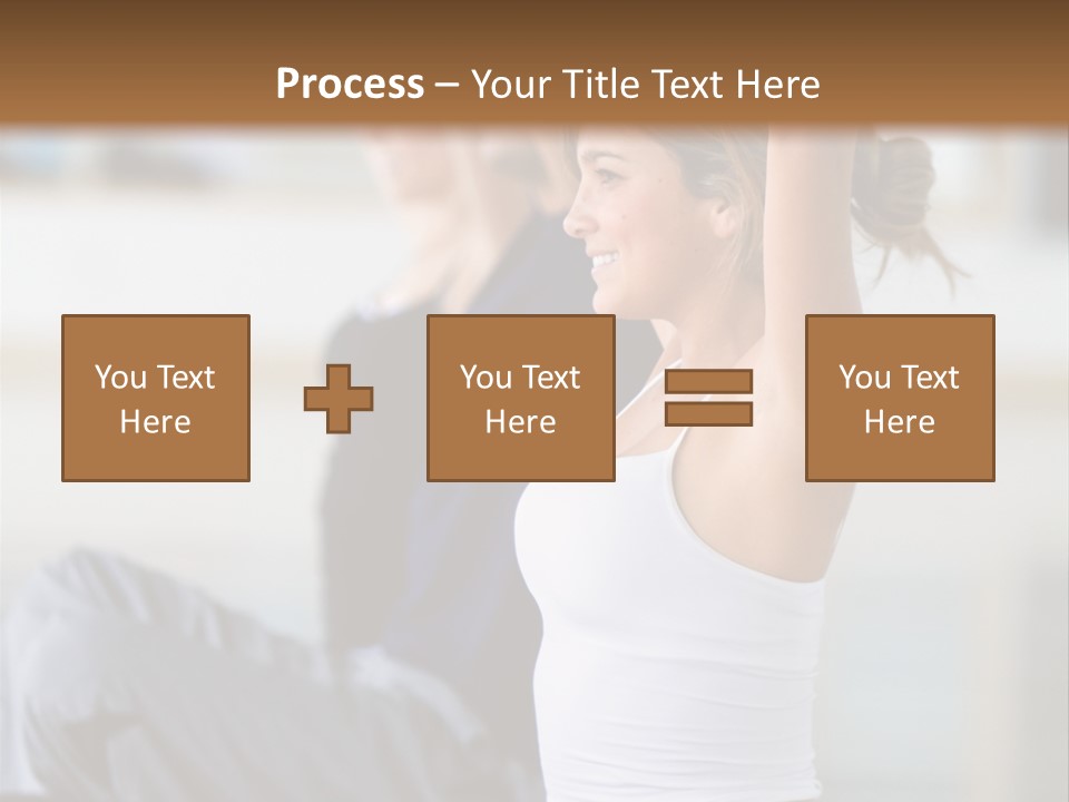 Fit Girls Person PowerPoint Template