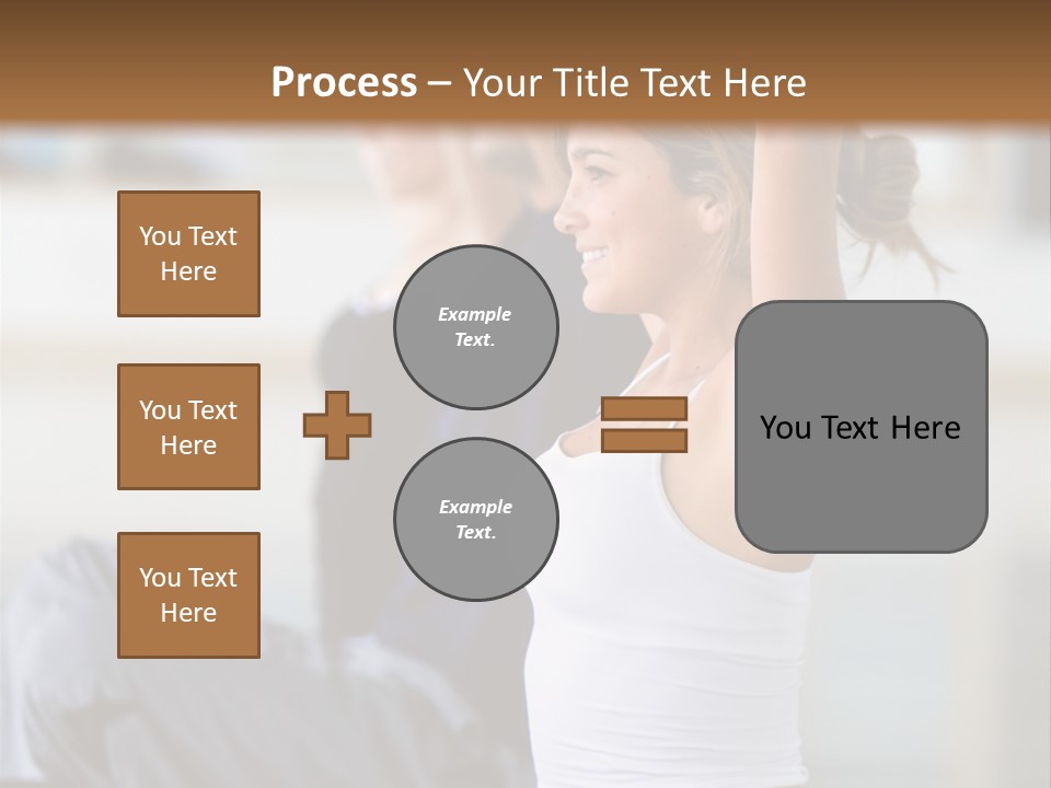 Fit Girls Person PowerPoint Template