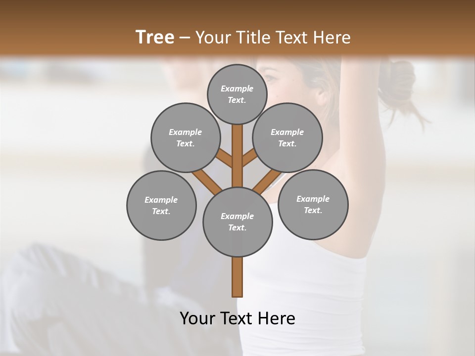 Fit Girls Person PowerPoint Template