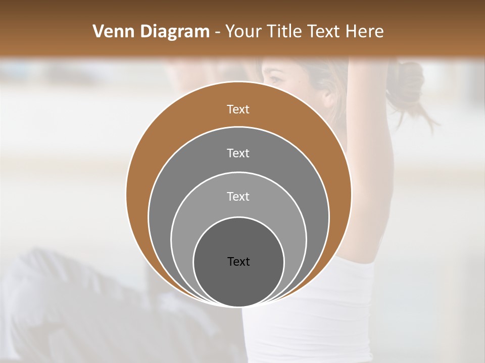 Fit Girls Person PowerPoint Template