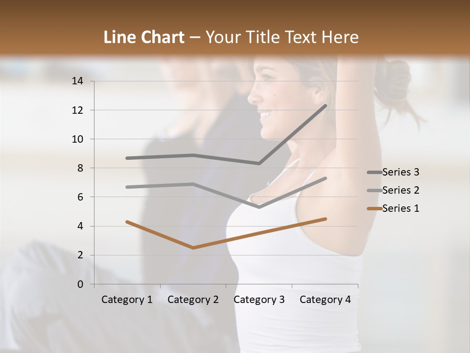 Fit Girls Person PowerPoint Template