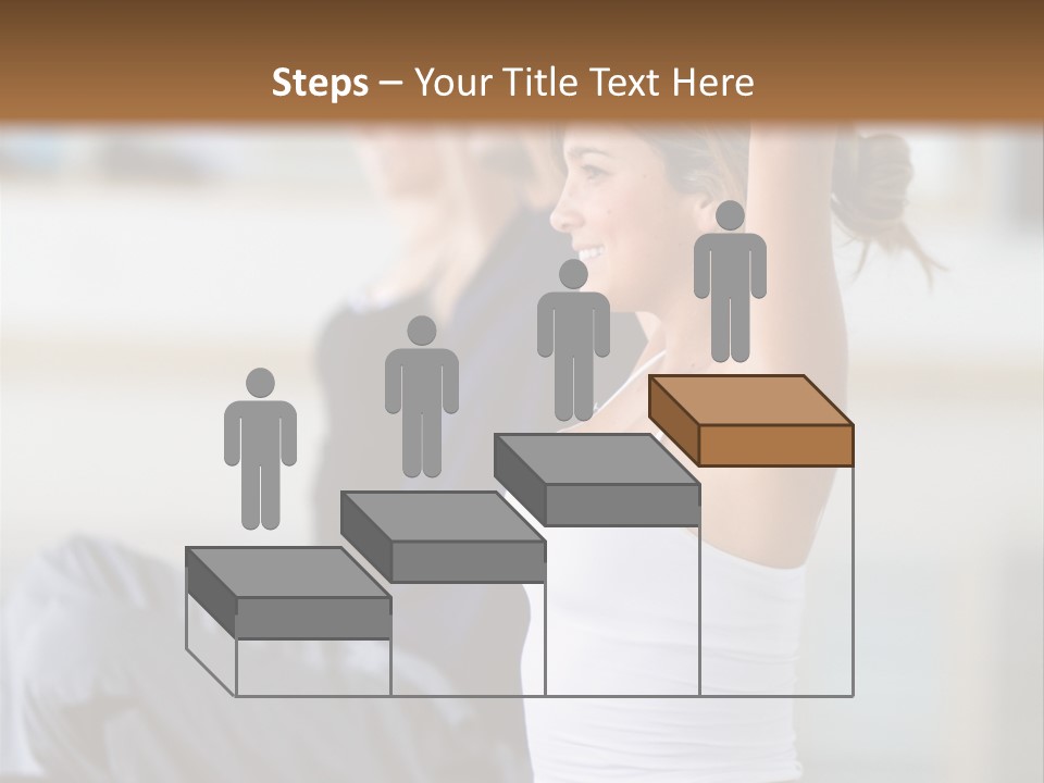 Fit Girls Person PowerPoint Template