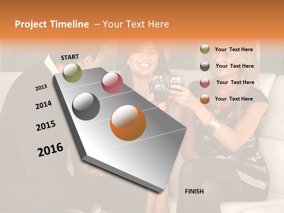 Young Date Beautiful PowerPoint Template