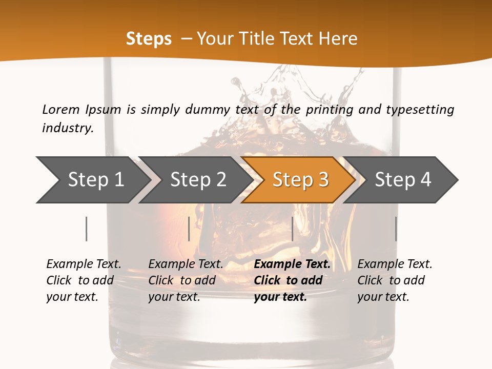 Hard Cold Single PowerPoint Template