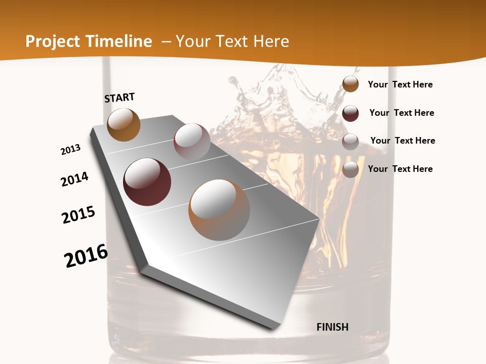 Hard Cold Single PowerPoint Template