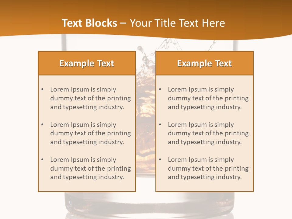 Hard Cold Single PowerPoint Template