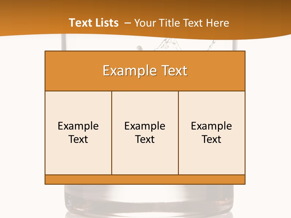 Hard Cold Single PowerPoint Template