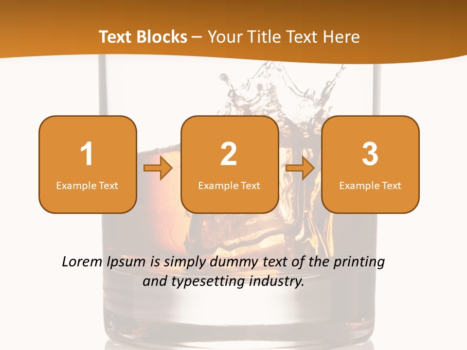 Hard Cold Single PowerPoint Template