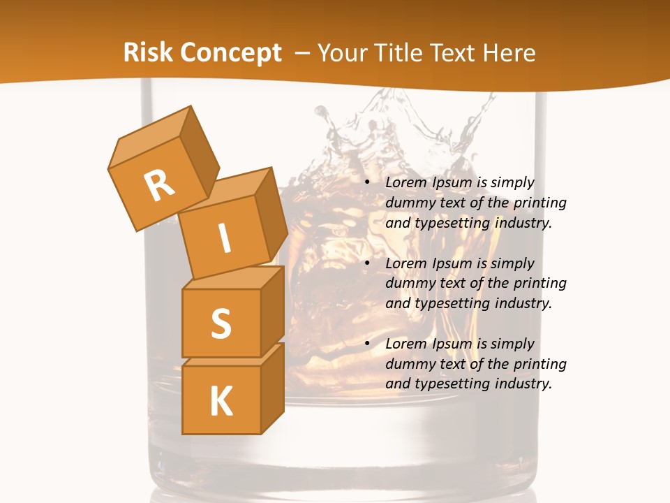 Hard Cold Single PowerPoint Template