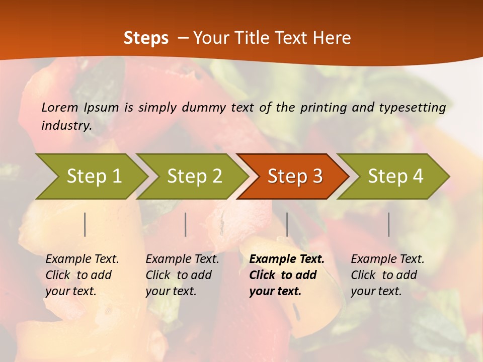 Nutritious Isolated Grecian PowerPoint Template