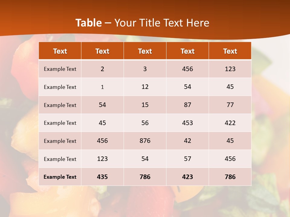 Nutritious Isolated Grecian PowerPoint Template