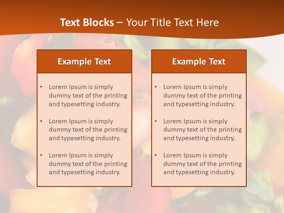Nutritious Isolated Grecian PowerPoint Template