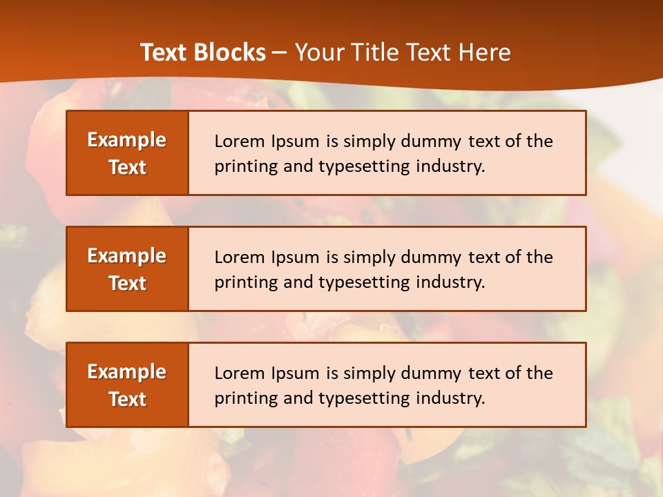 Nutritious Isolated Grecian PowerPoint Template