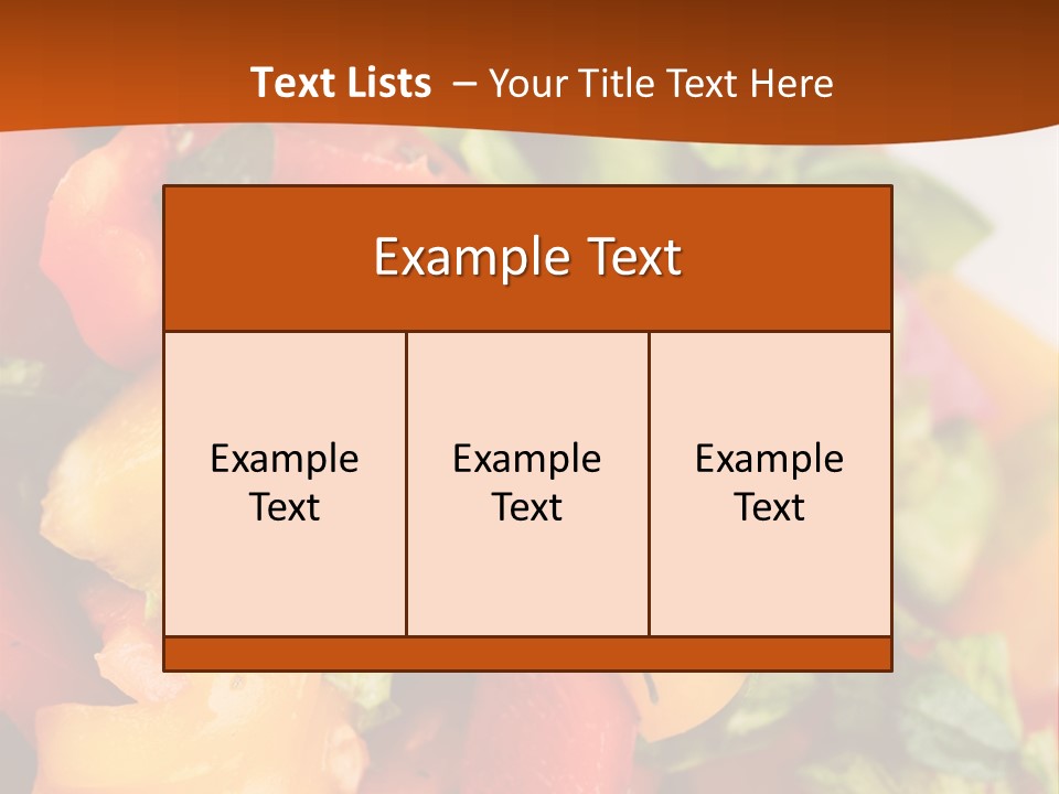 Nutritious Isolated Grecian PowerPoint Template