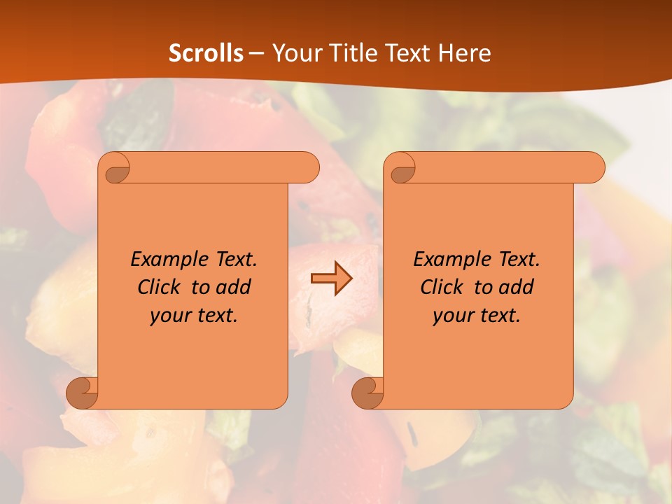 Nutritious Isolated Grecian PowerPoint Template